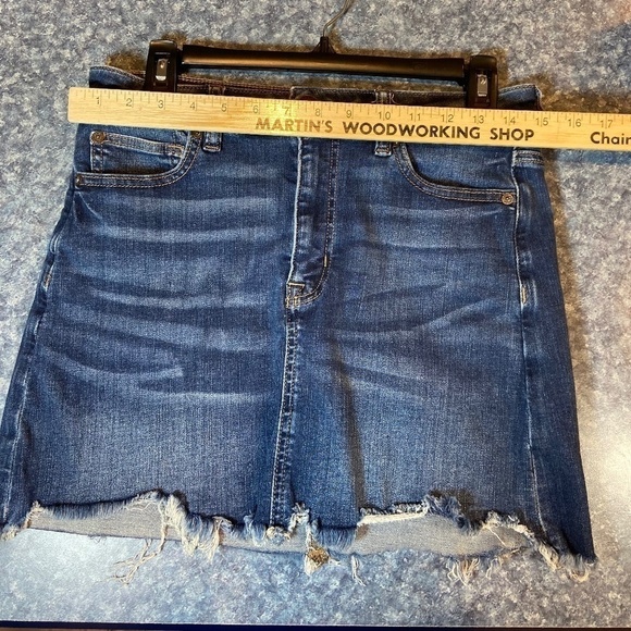 American Eagle Women's‎ Next Level Stretch Denim Skirt|Hi-Rise Mini|Size 8 - Picture 5 of 9